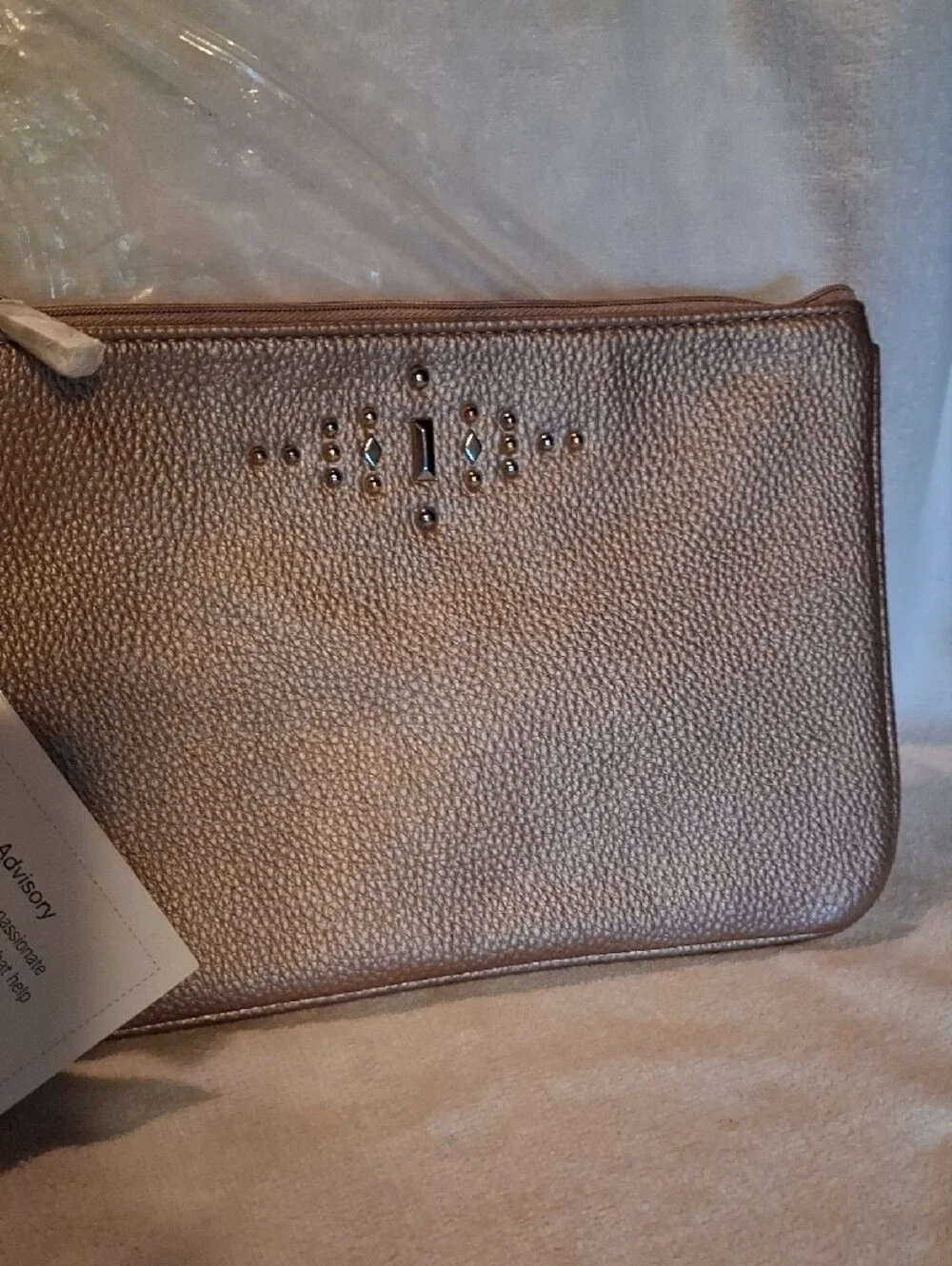 thirty-one Metallic Rose Gold and Bronze Cosmetic Pouch Duo